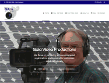Tablet Screenshot of gaiavideo.com